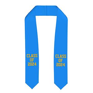 Blue graduation shawl/belt