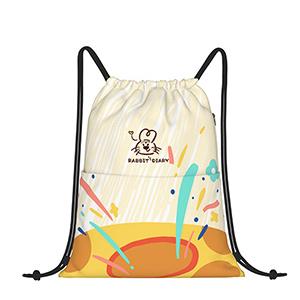 Colorful drawstring casual sports backpack