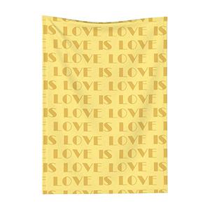 LOVE IS LOVE Flannel blanket 30x40in (vertical style)