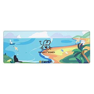  Ocean View - Large Rubber Keyboard Pad (Horizontal Style)