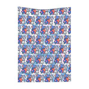 STAR RABBITFlannel blanket 30x40in (vertical style)