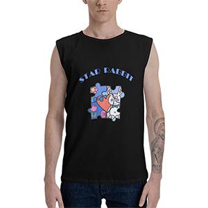 Xingke Rabbit Jigsaw puzzle style Mens Sleeveless T-Shirt